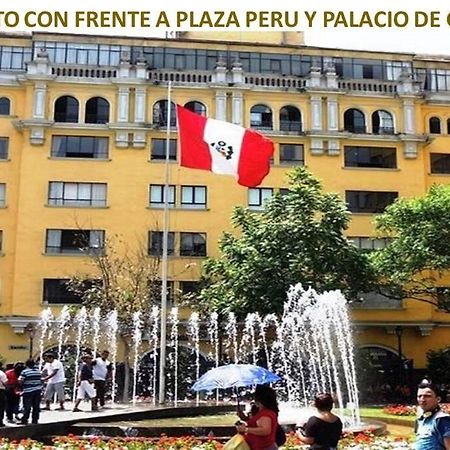 Apartamento Frente Al Palacio Gobierno Apartment Lima Luaran gambar