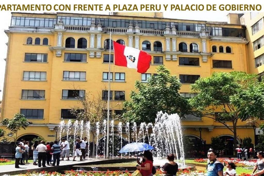 Apartamento Frente Al Palacio Gobierno Apartment Lima Luaran gambar