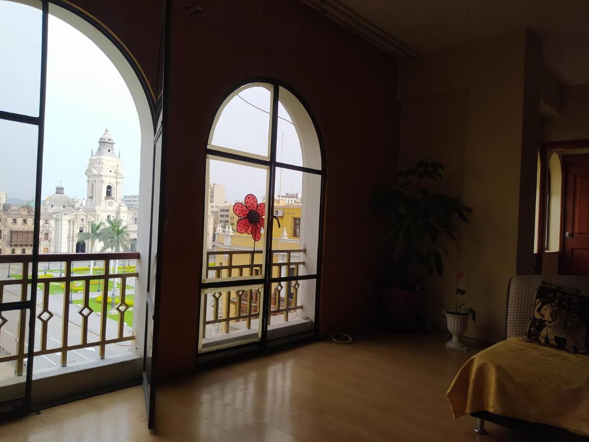 Apartamento Frente Al Palacio Gobierno Apartment Lima Luaran gambar